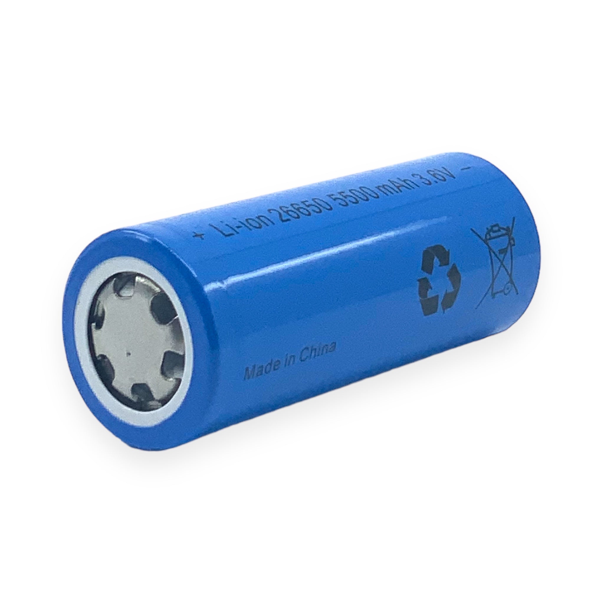 26650 C Lithium Ionen Akku passend für den Arizer Max liegend