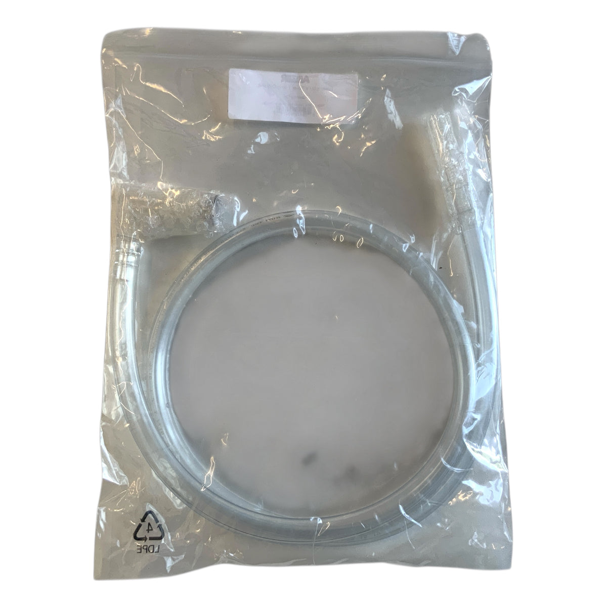 Arizer PVC Schlauch 90cm passend für Arizer XQ2, Extreme Q und V-Tower mit Mundstück und Winkelstück in Verpackung von hinten