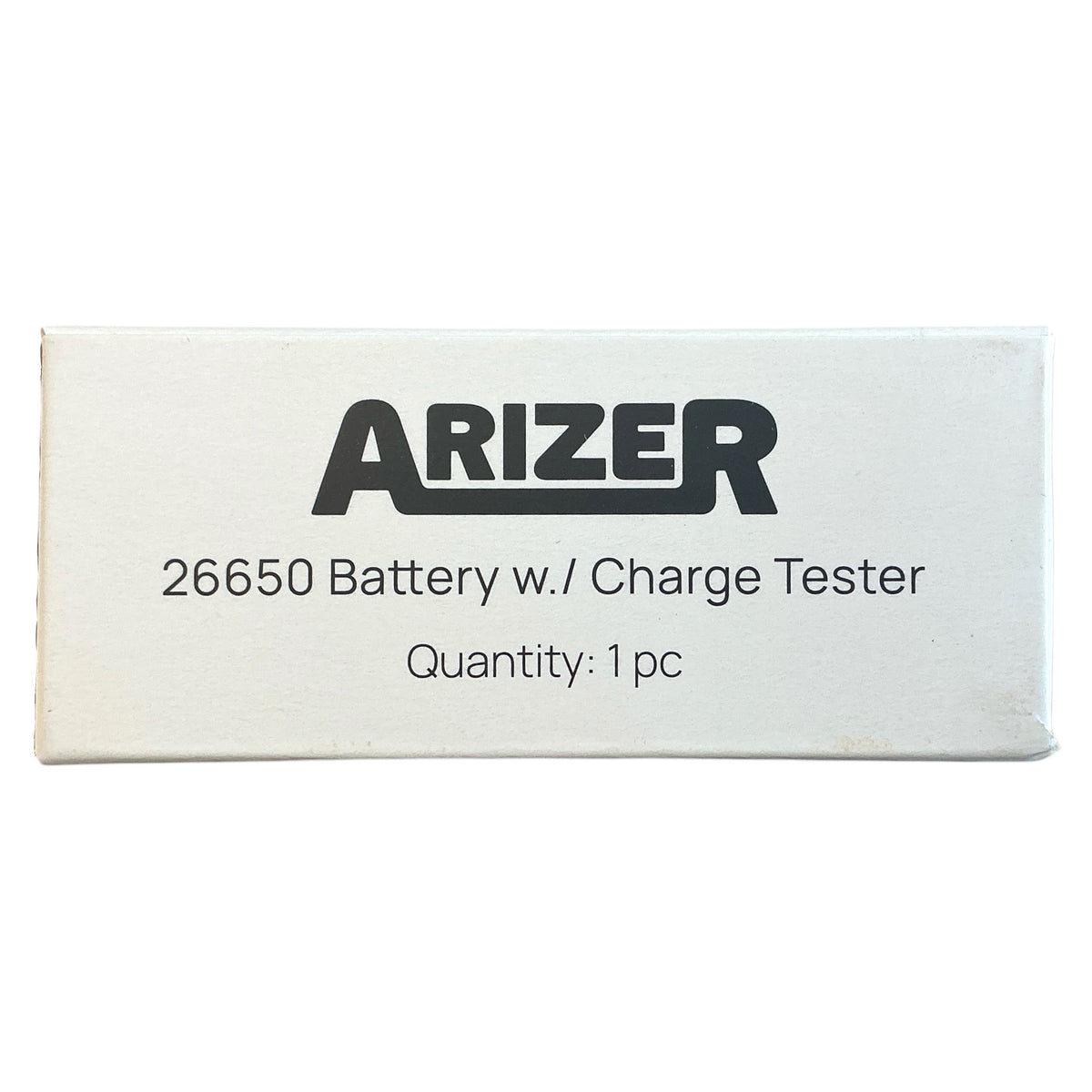 Arizer Air Max 26650er Akku inkl. Ladetester Verpackung