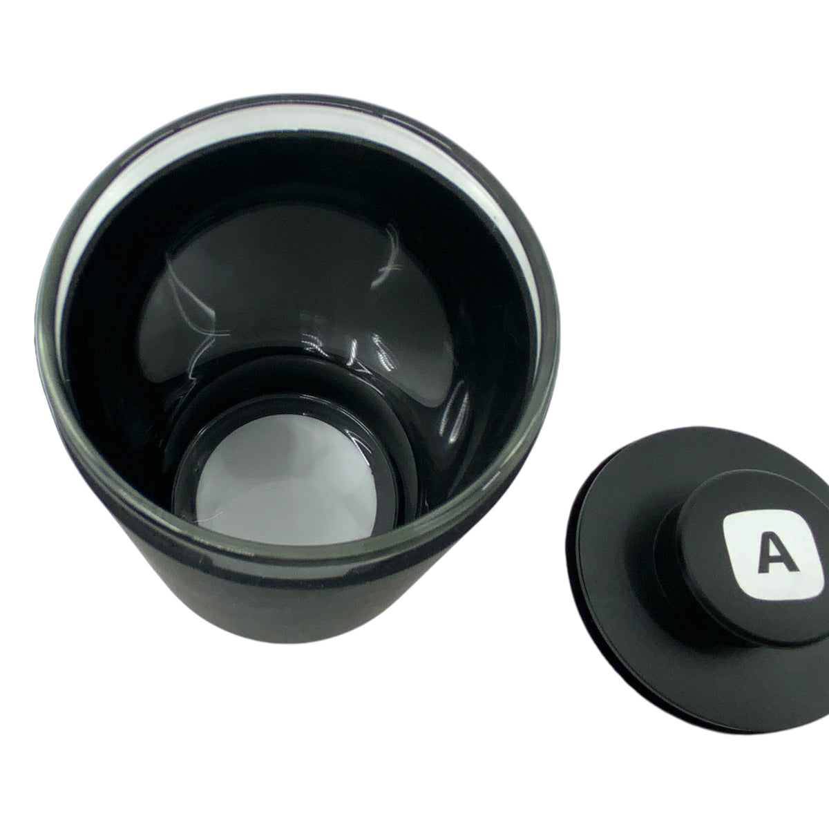 Arizer Herb Jar geöffnet Sicht ins Glas