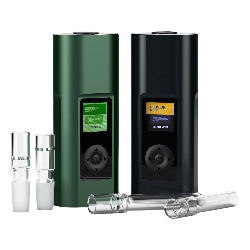 Arizer Solo 3 Version 2.0 Intergalactic und Sea of Green beide zusammen mit Zubehör