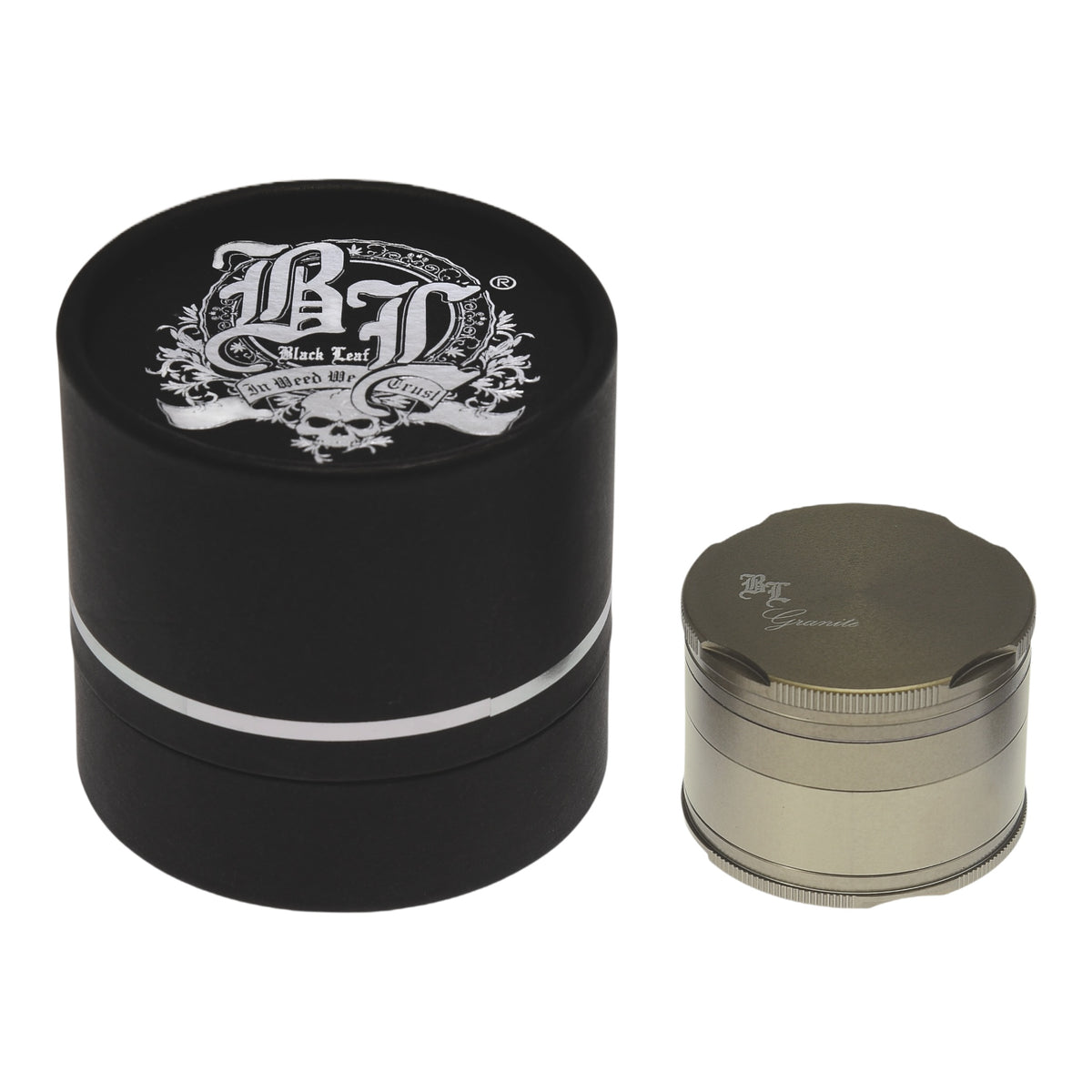 Black Leaf New Edge Granite Grinder 50mm mit Verpackung