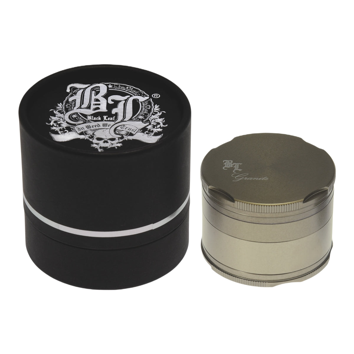 Black Leaf New Edge Granite Grinder 63mm mit Verpackung