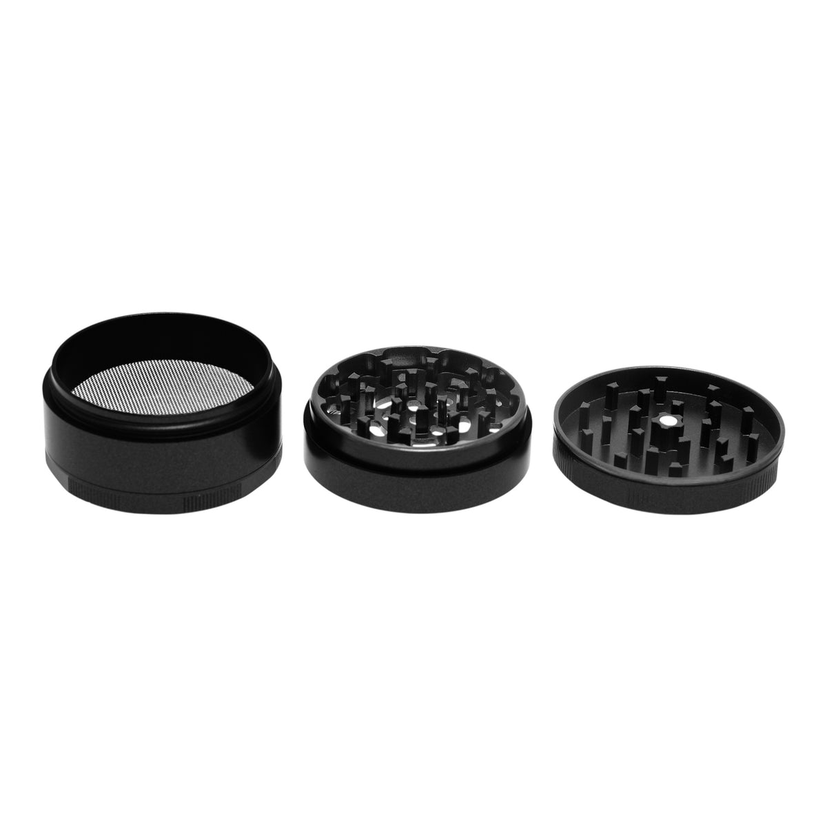 Black Leaf Lotus Grinder schwarz 3 Teile
