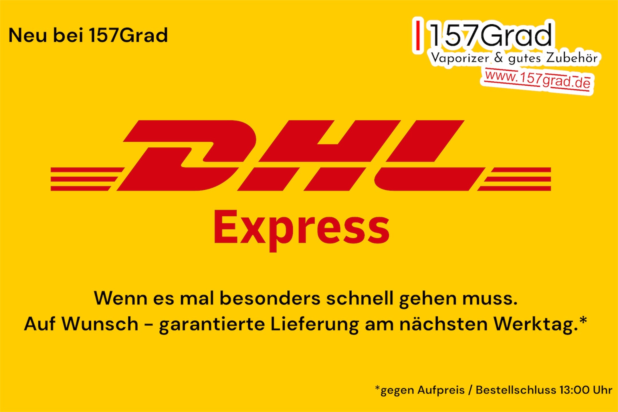 Neu DHL Express möglich