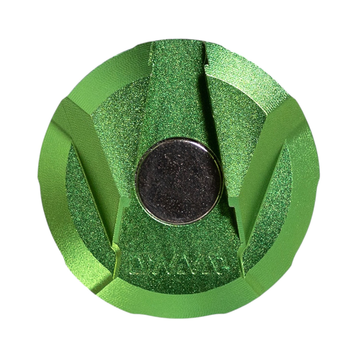 Dynavap DynaBank Grün Deckel Magnet Details mit Dynavap Logo