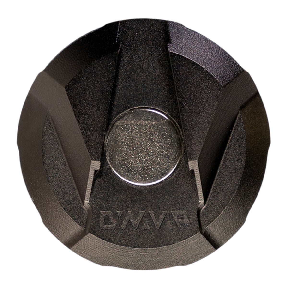 Dynavap Dynabank Schwarz Deckel von oben Details Magnet und Logo