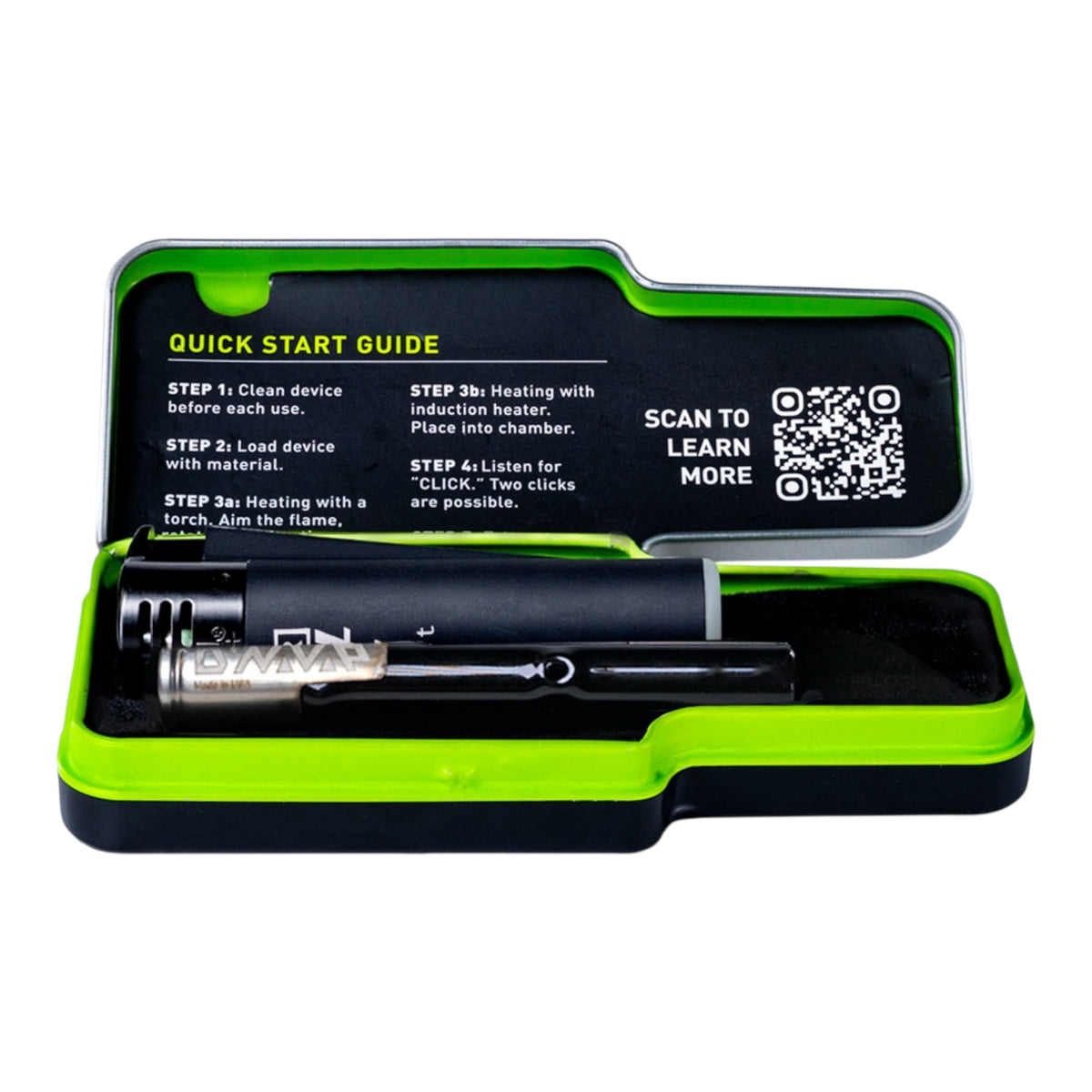 Dynavap G3 Vaporizer Metallbox geöffnet