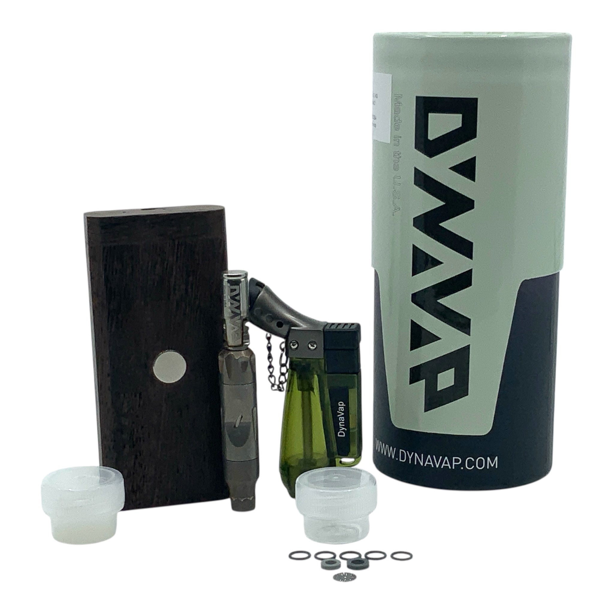 dyna aufbewahrung voll Dynavap The VonG (i)Titan ➥ Starter Bundle mit Feuerzeug & DynaStash ✓Perfekt für Einsteiger!