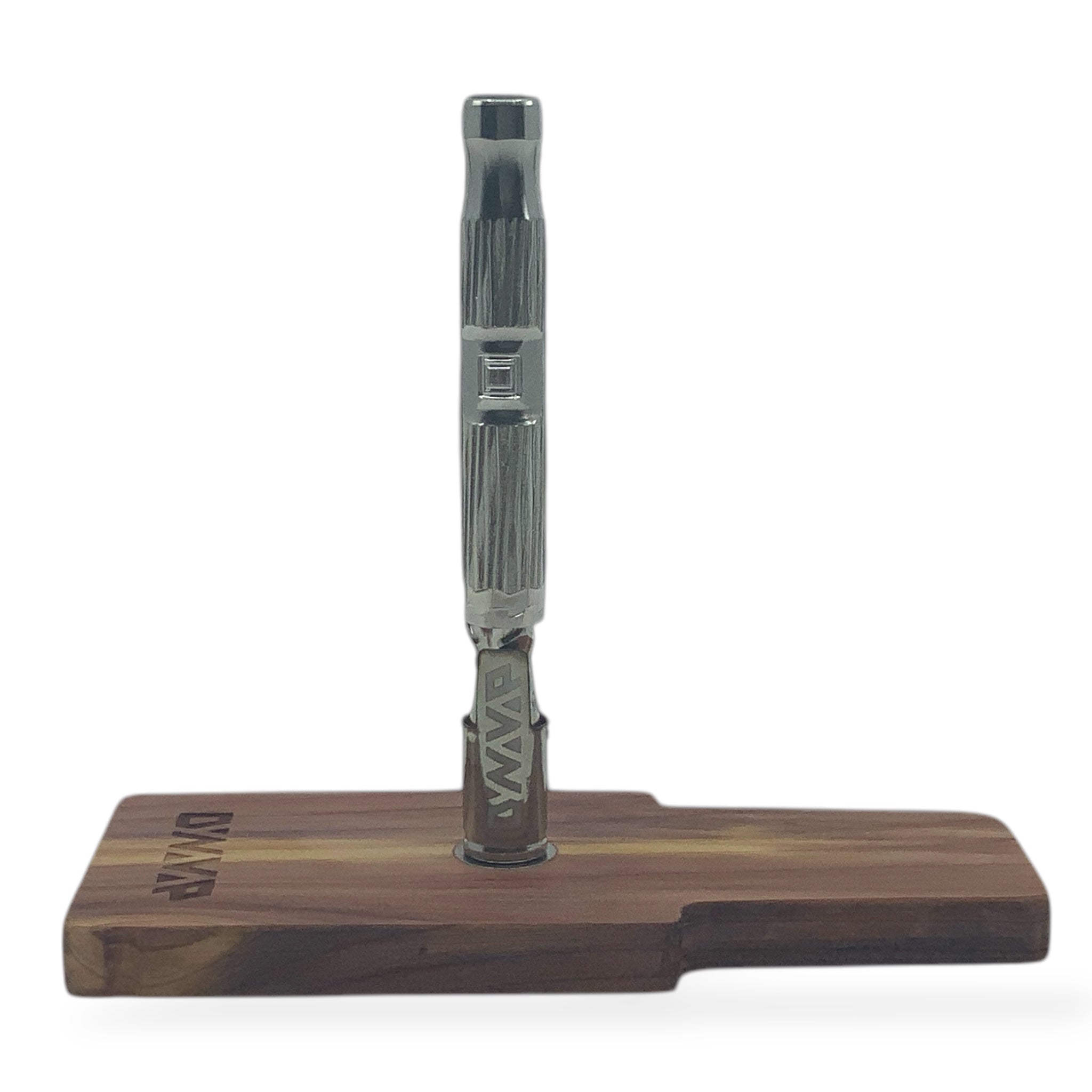 Dynavap Wood Cap Stand mit Dynavap aufgesetzt (LIeferung OHNE Vaporizer!)