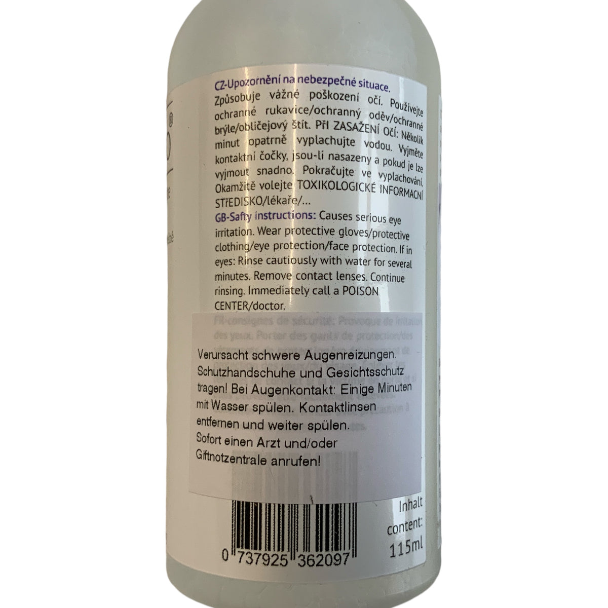 LimPuro Reiniger Konzentrat 100ml Hinweise