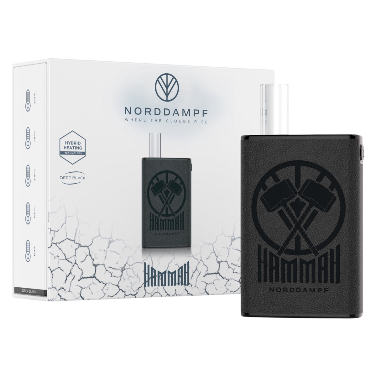 Norddampf Hammah Vaporizer eep Black mit Verpackung