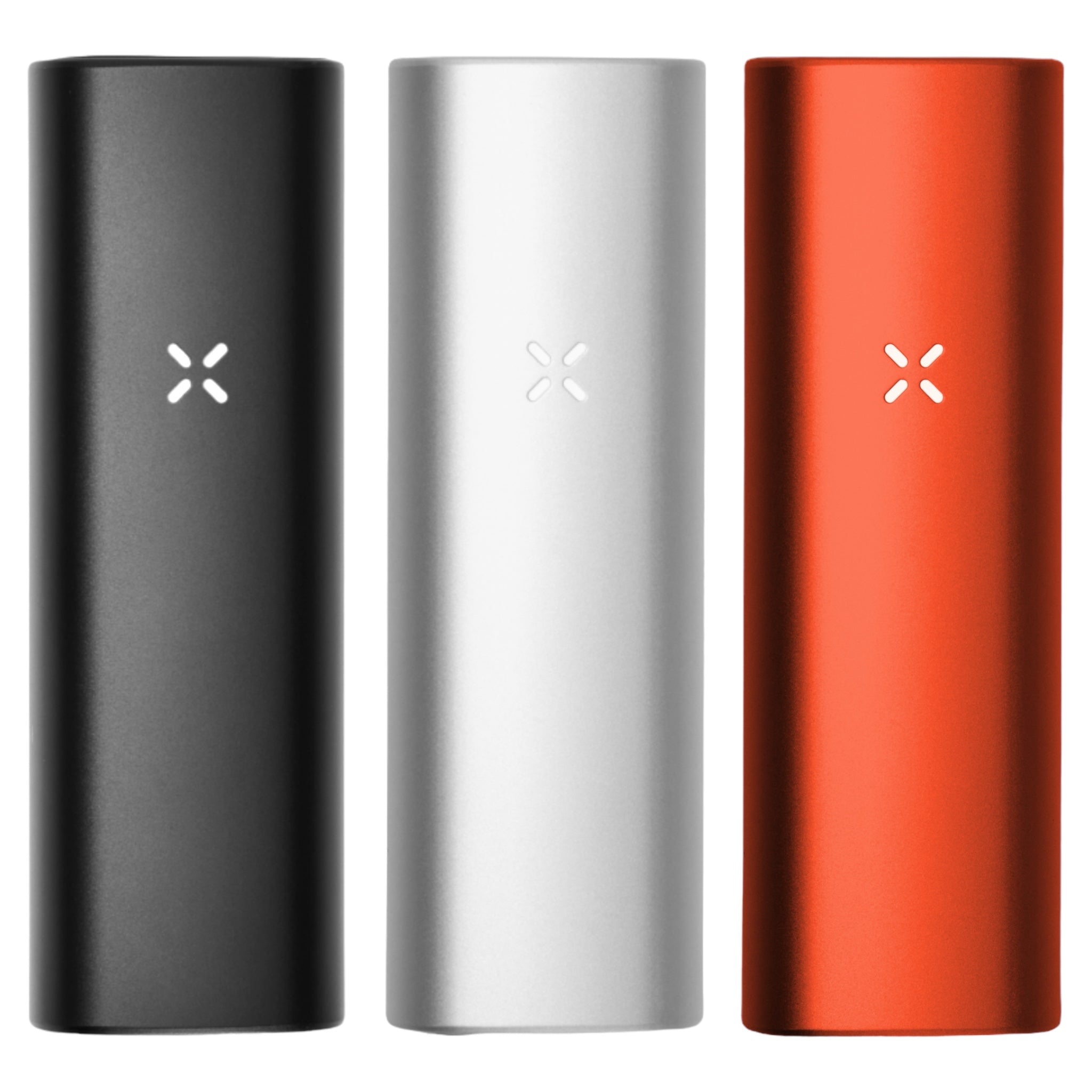 Pax Mini in den Farben Onyx, Platinum und Poppy