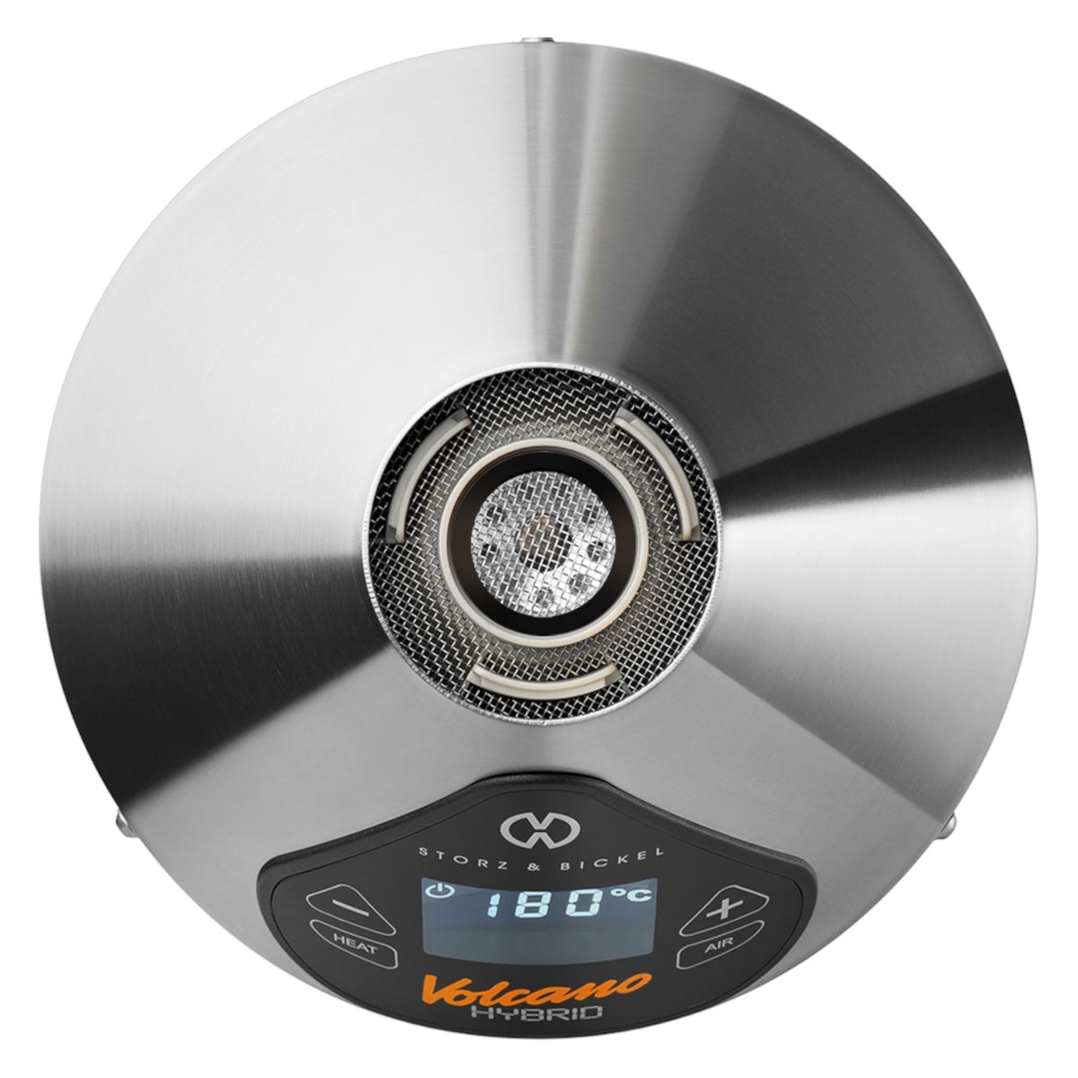 Storz & Bickel Volcano Hybrid Silber Details Kammer von oben