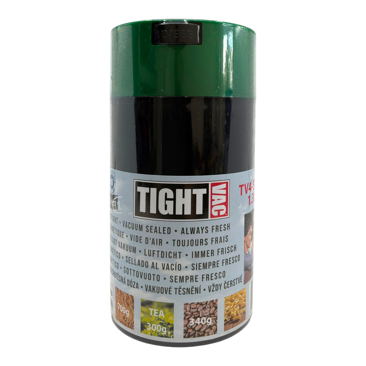 Tightpac Vitavac 1,3 L - luftdichter Vakuum-Container in drei Farb-Varianten