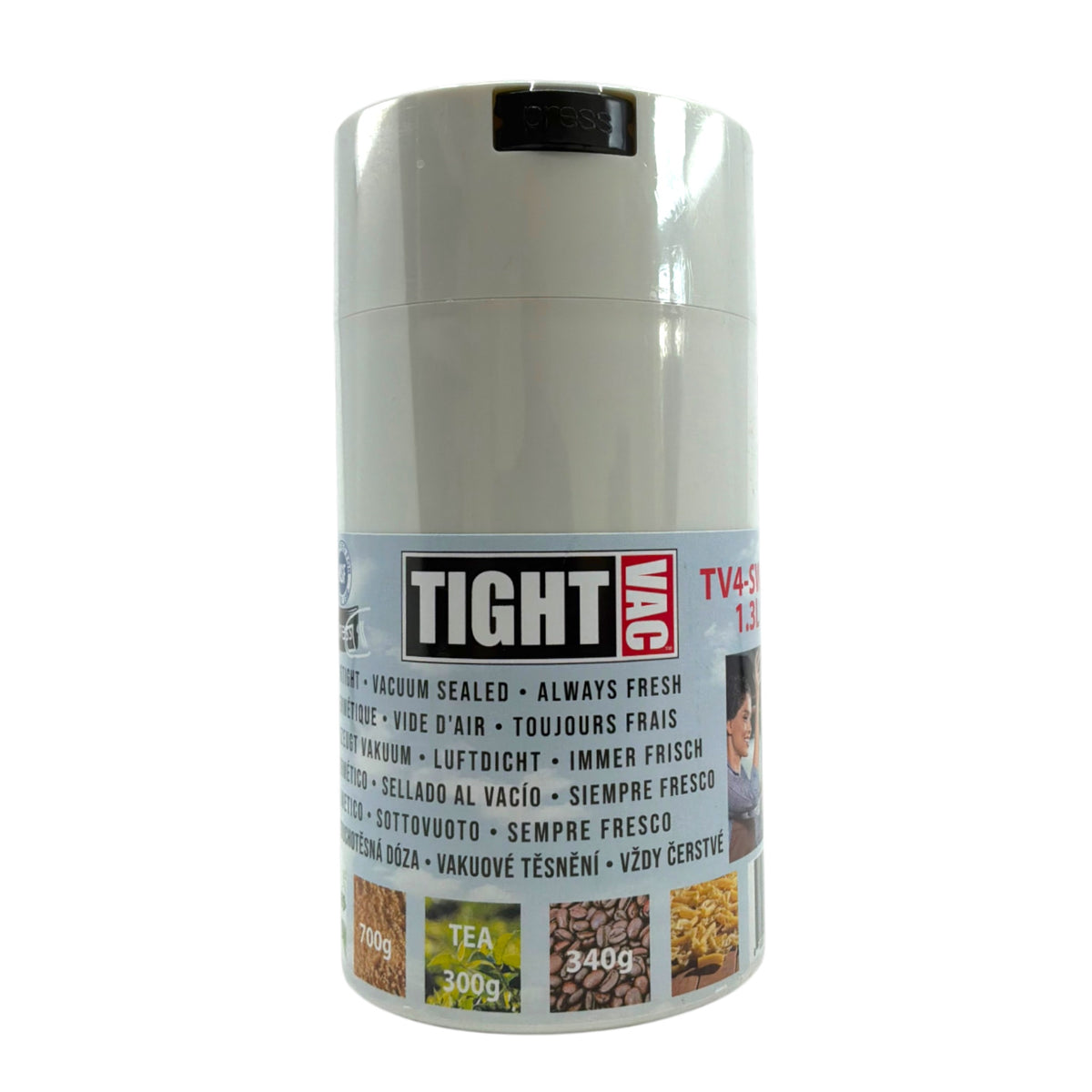Tightpac Vitavac 1,3 L - luftdichter Vakuum-Container in drei Farb-Varianten