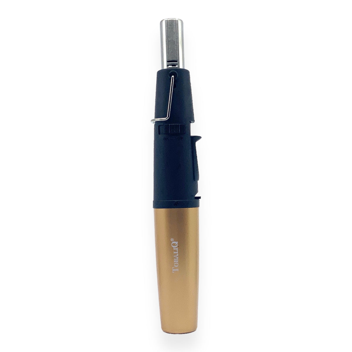 Tobaliq M4 Turbo JET Feuerzeug Metallic Gold