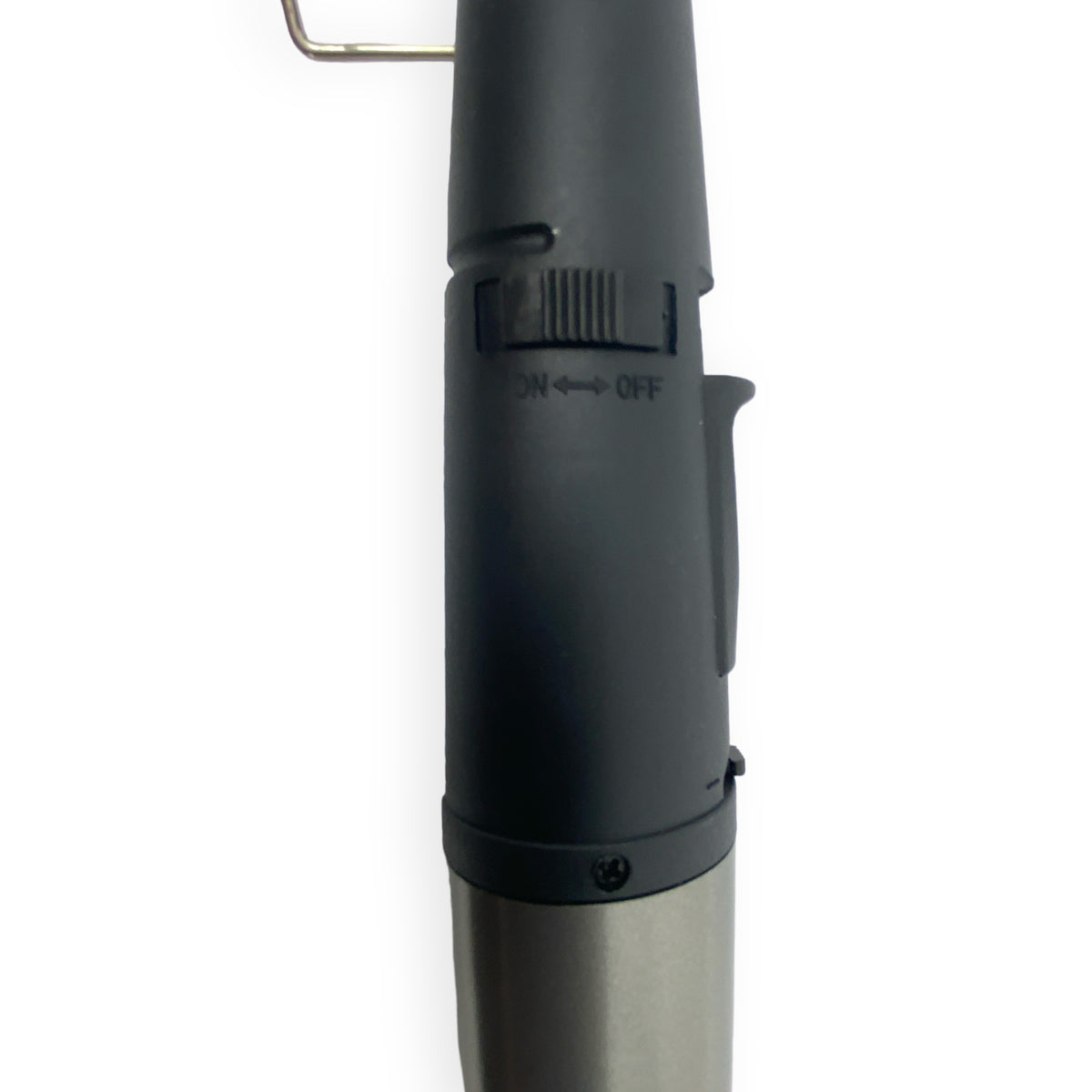 Tobaliq M4 Turbo JET Feuerzeug Metallic Silber On / Off Schalter