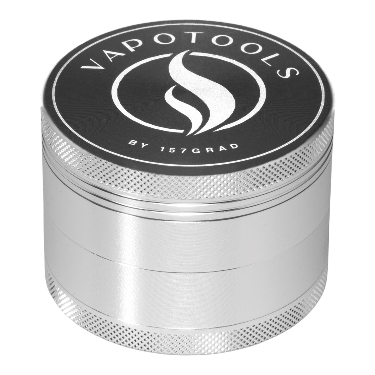 Vapotools by 157Grad Aluminium Premium Grinder Silber