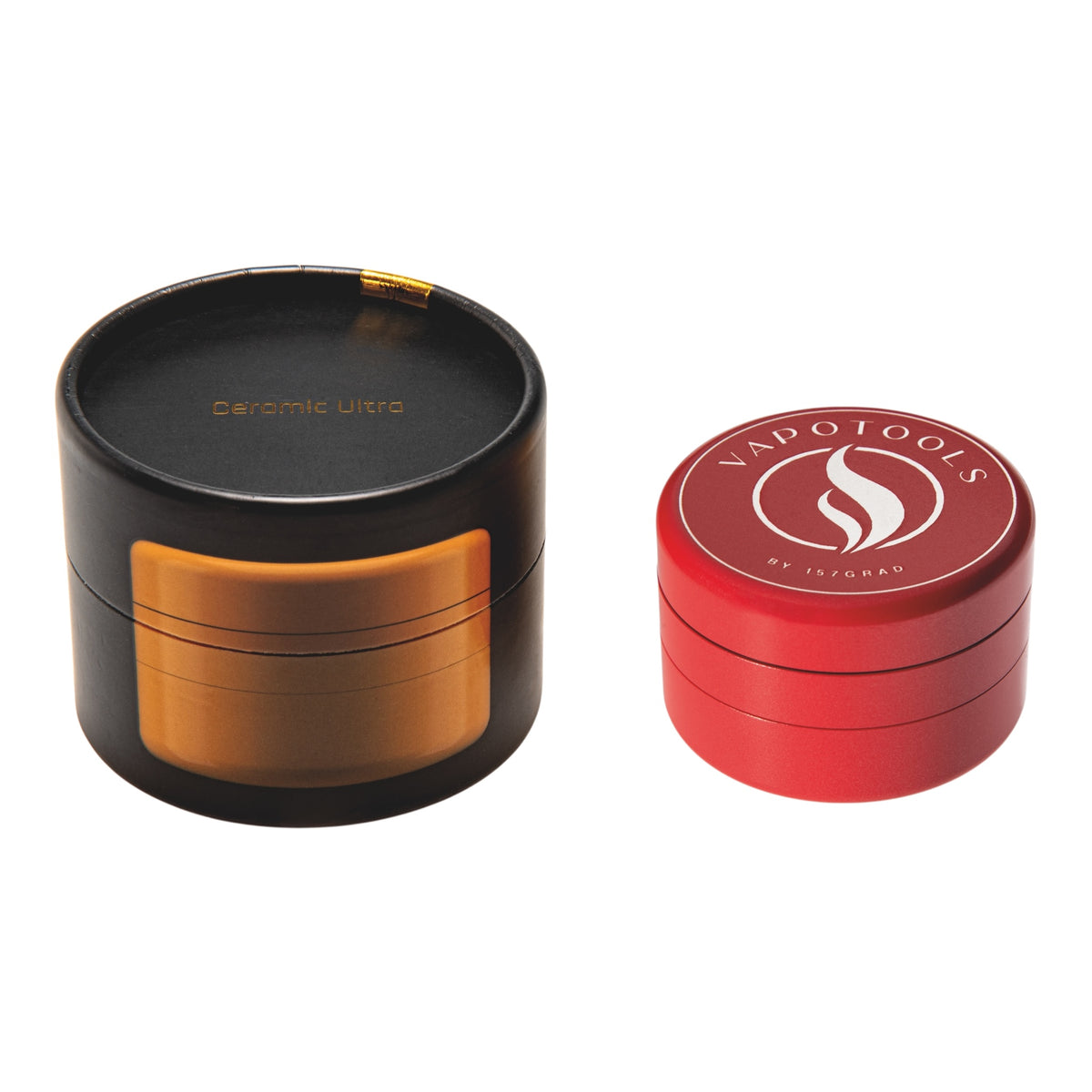 Vapotools by 157Grad Ceramic Ultra Grinder Rot mit Verpackung