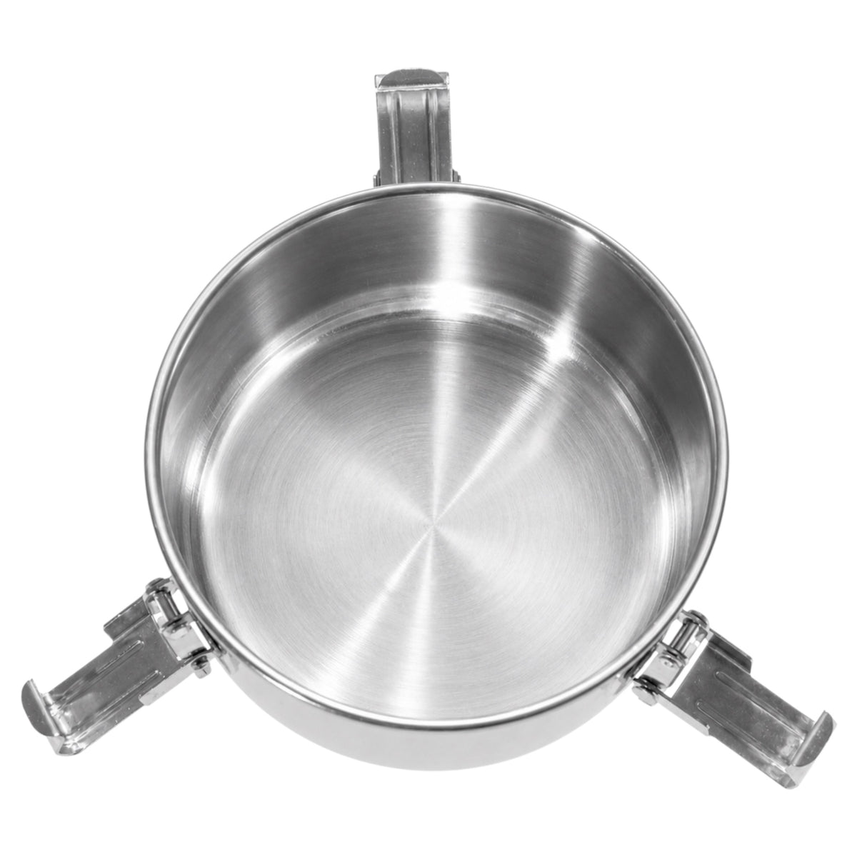 Vapotools by 157Grad Edelstahl-Vorratsbehälter 350ml geöffnet Innenansicht