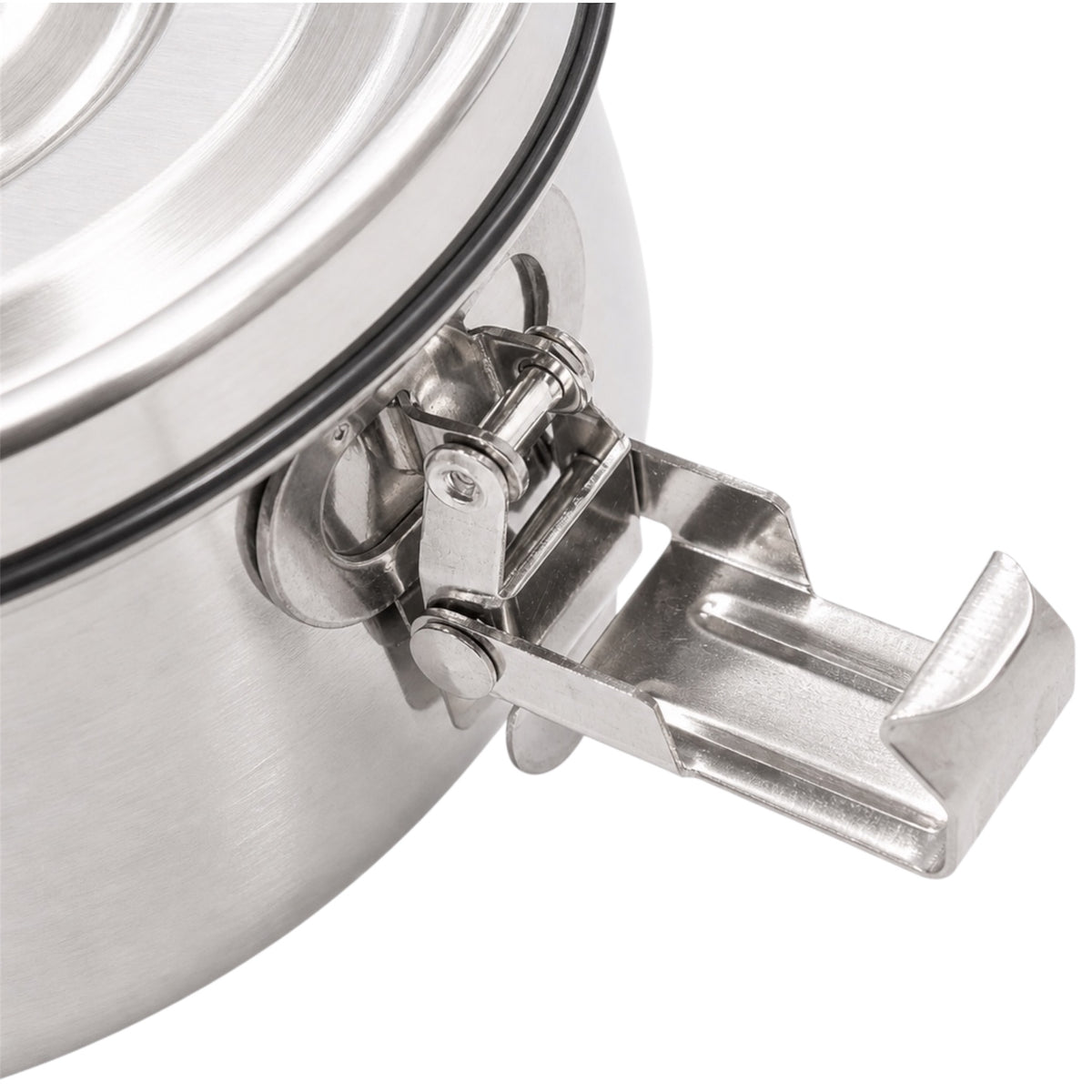 Vapotools by 157Grad Edelstahl-Vorratsbehälter 350ml Details Klammer