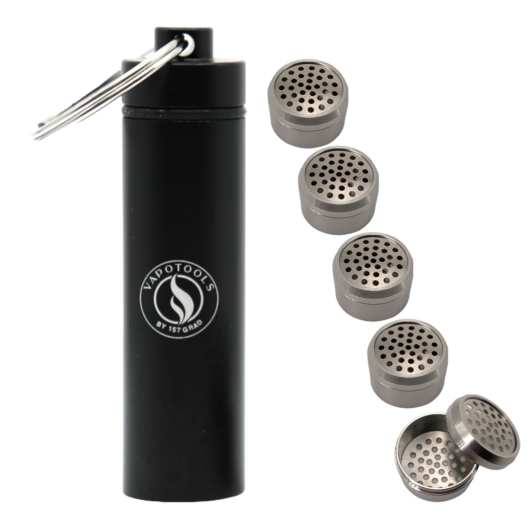 Vapotools by 157Grad Mighty Dosierkapselset zum stecken mit Caddy