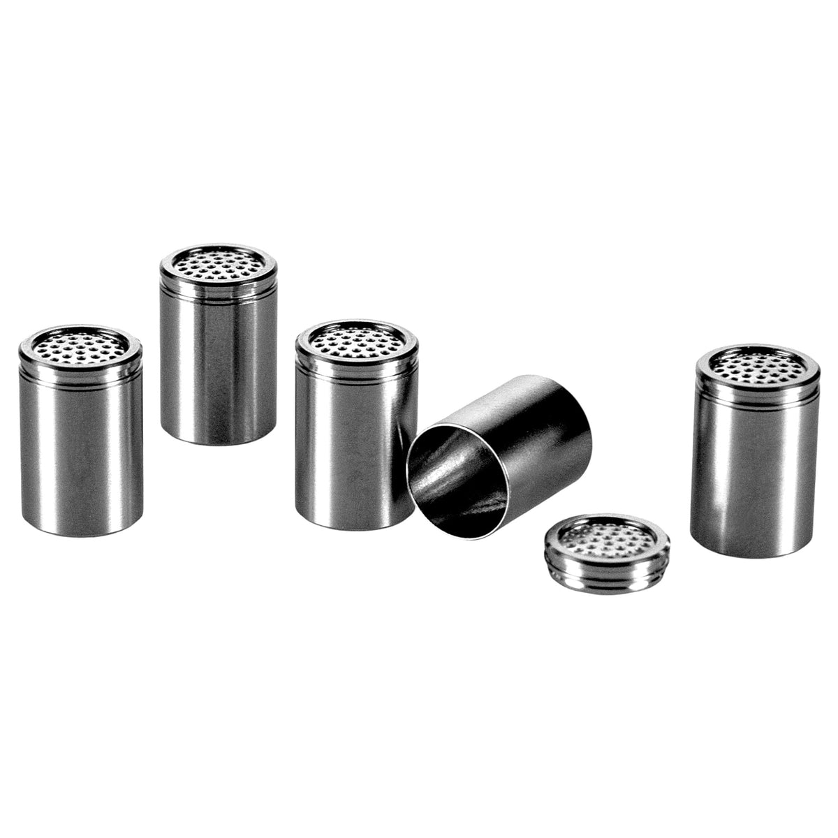 Vapotools by 157Grad 5er Set Dosierkapseln mit Caddy passend für Arizer Solo 3 eine Kapsel liegend geöffnet