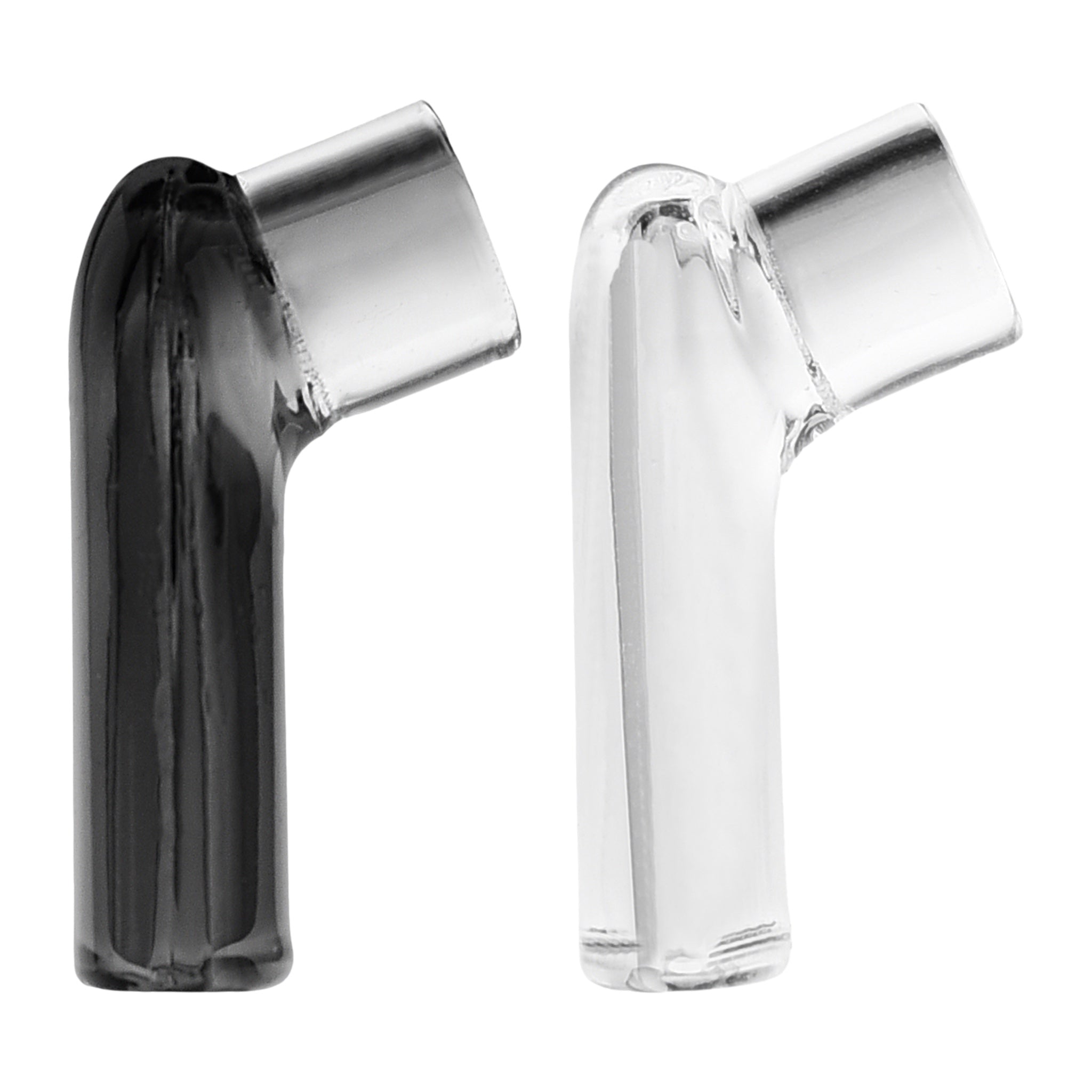 Vapotools by 157Grad Glasmundstück für den Venty Vaporizer transparent und schwarz hochkant