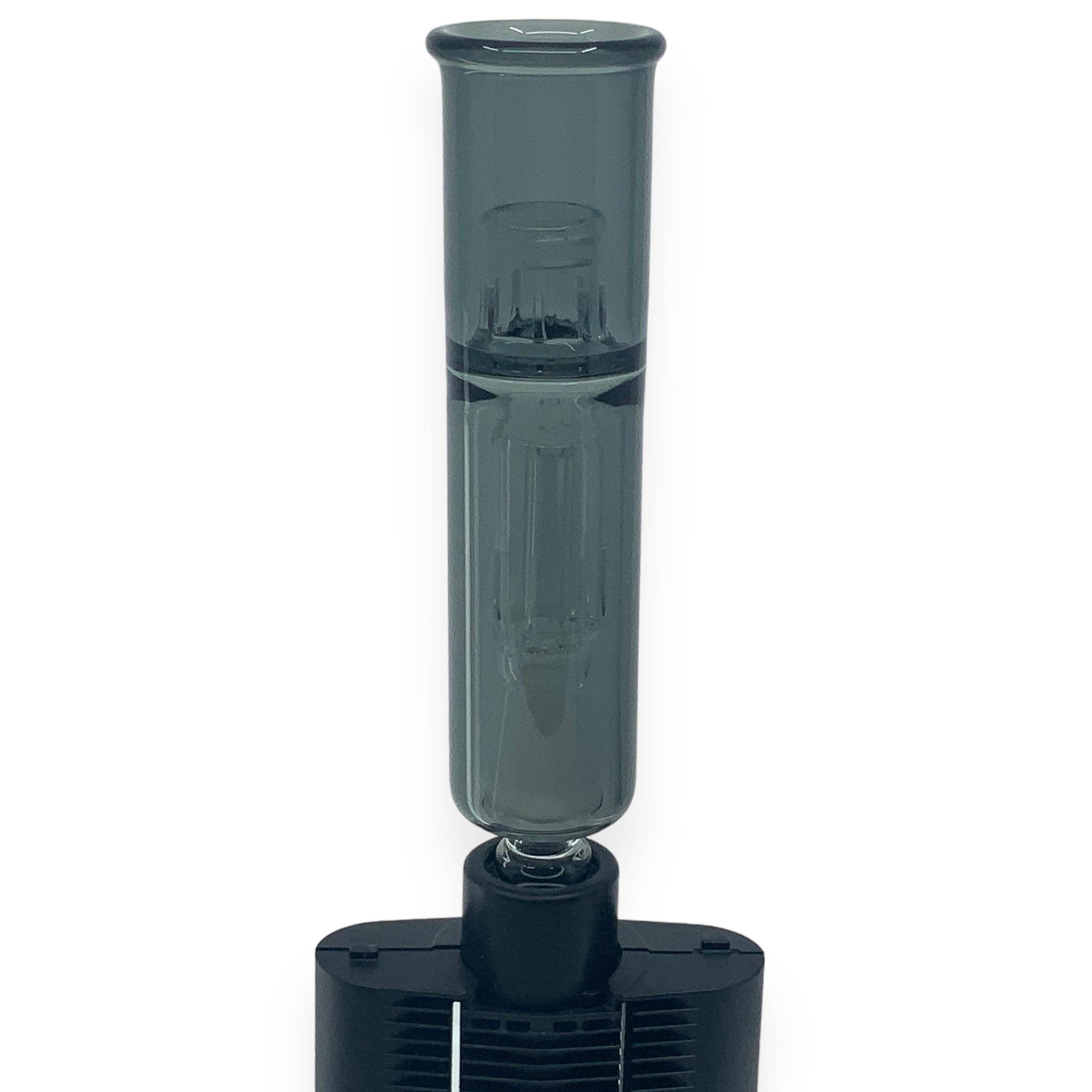 Wasserfilter / Bubbler passend für Mighty/Mighty+/Crafty+ Vaporizer Schwarz / Black aufgesetzt