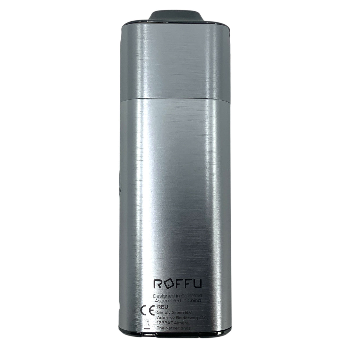 Xvape Xlux Roffu Vaporizer Onyx Grey von hinten