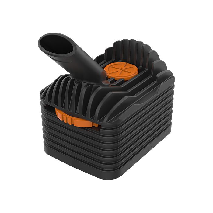 Storz & Bickel Kühleinheit für den Venty Vaporizer - geöffnetes Mundstück - Ansicht von schräg oben