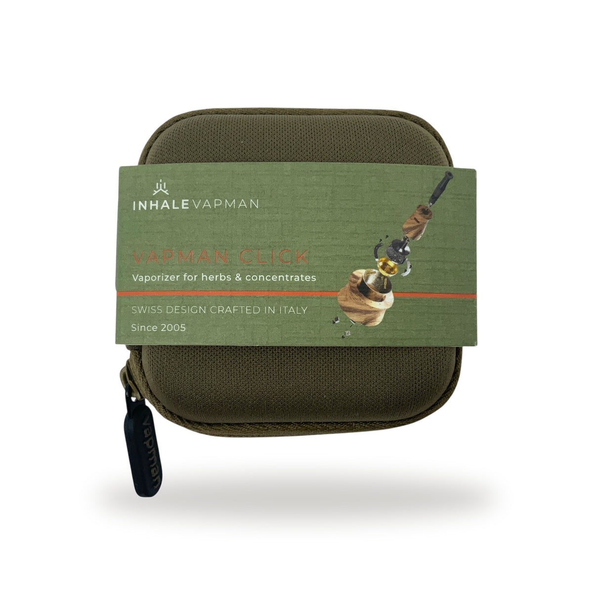 INHALE Vapman Click im Lieferzustand: Hard Case mit Banderole