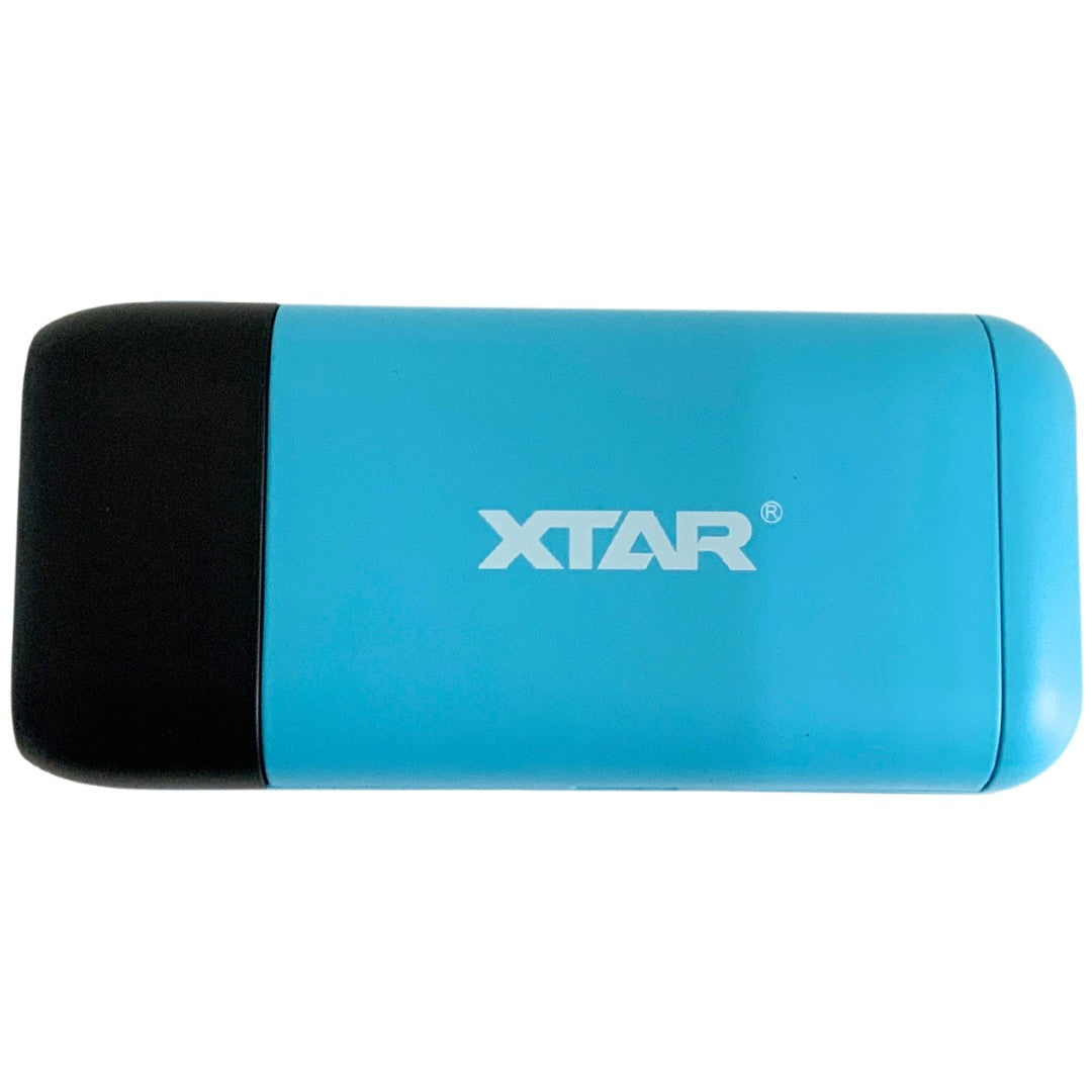 XTAR PB2SL Powerbank Akkuladegerät Blau