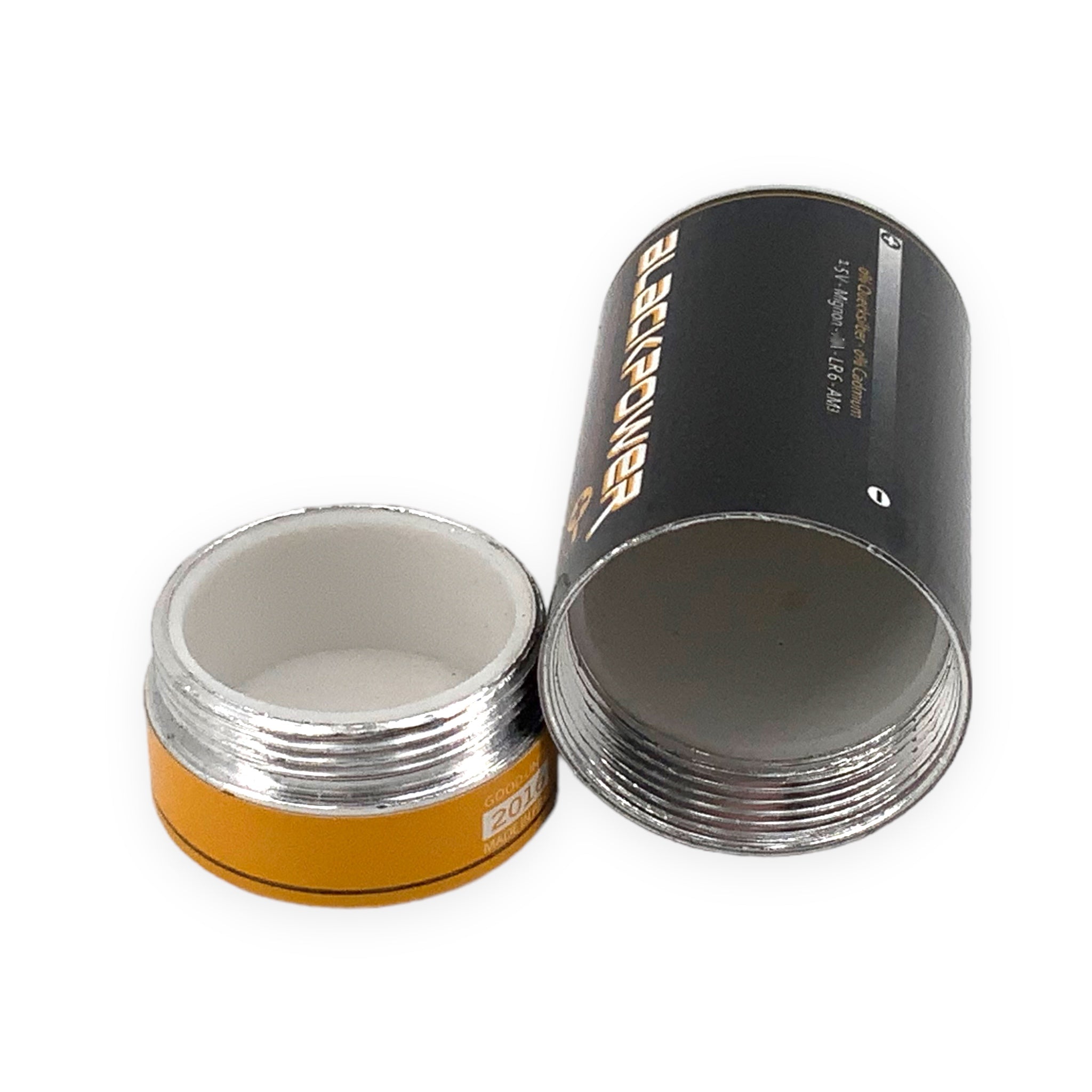 Batterieattrappe Typ C geöffnet