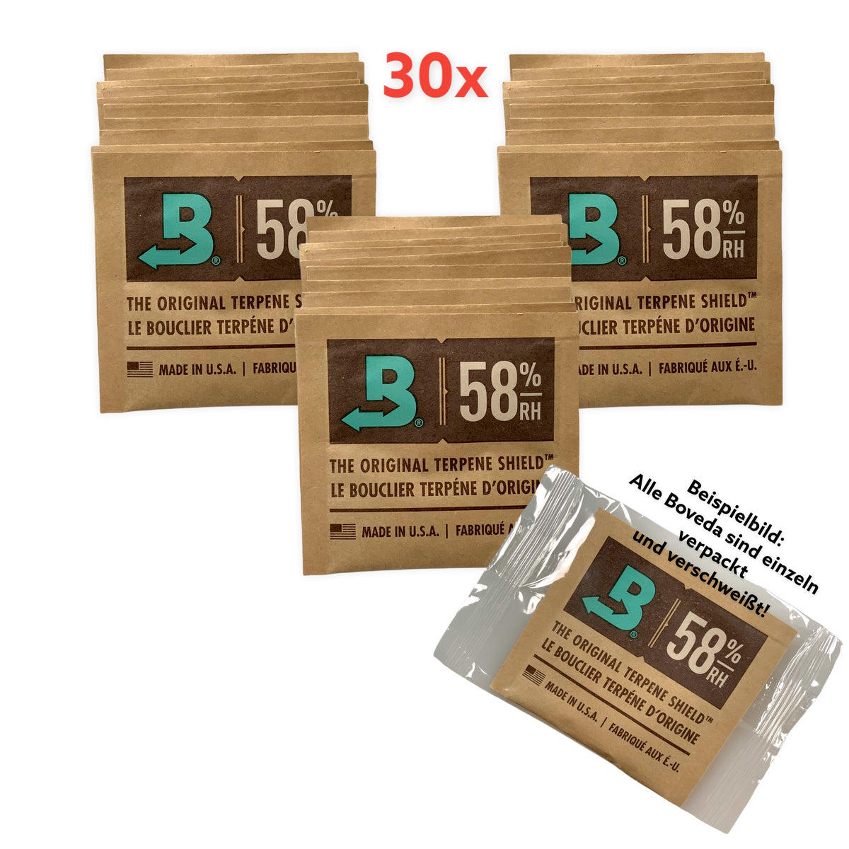 Boveda 58% 8 Gramm 30er Pack