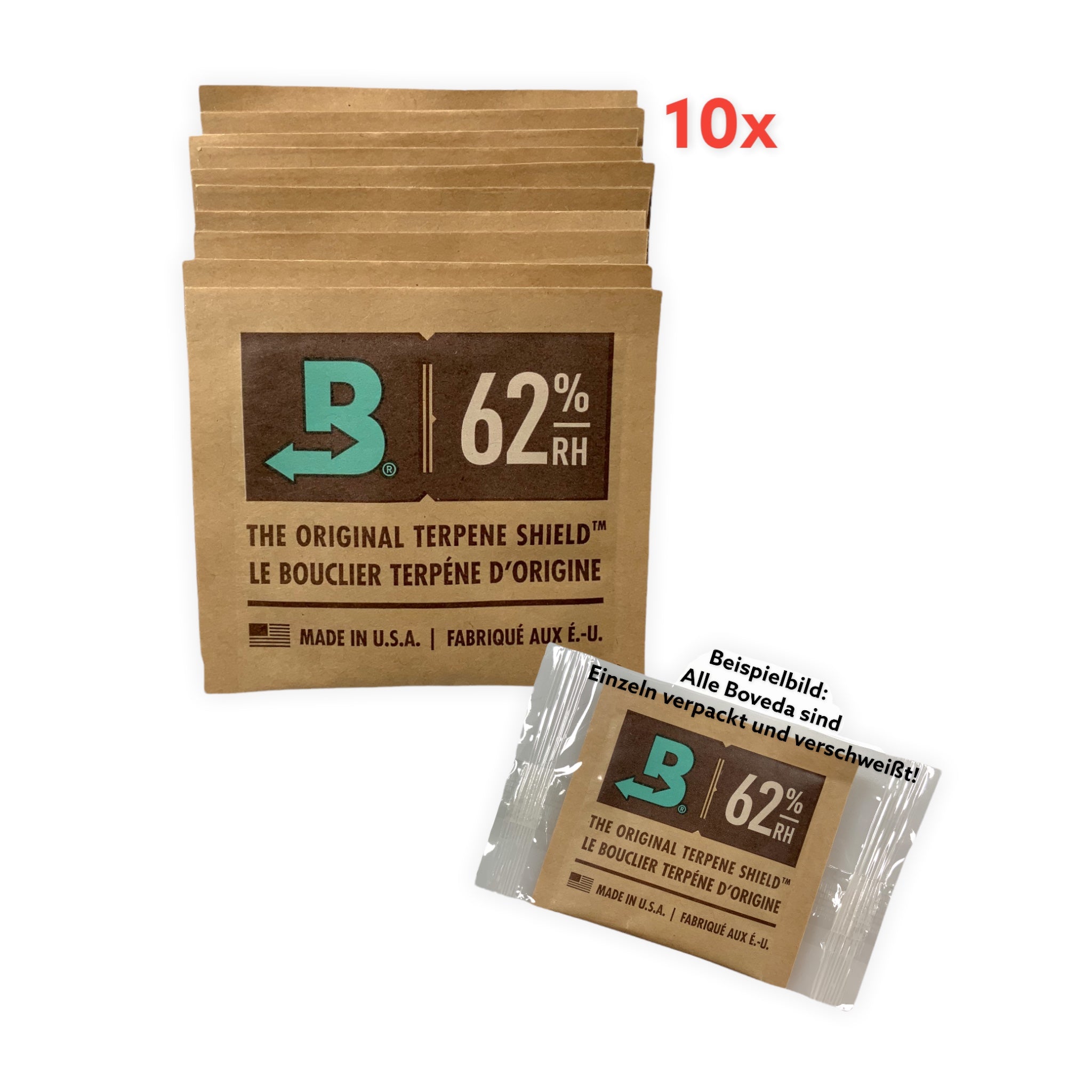 oveda 62% 8 Gramm 10er Pack