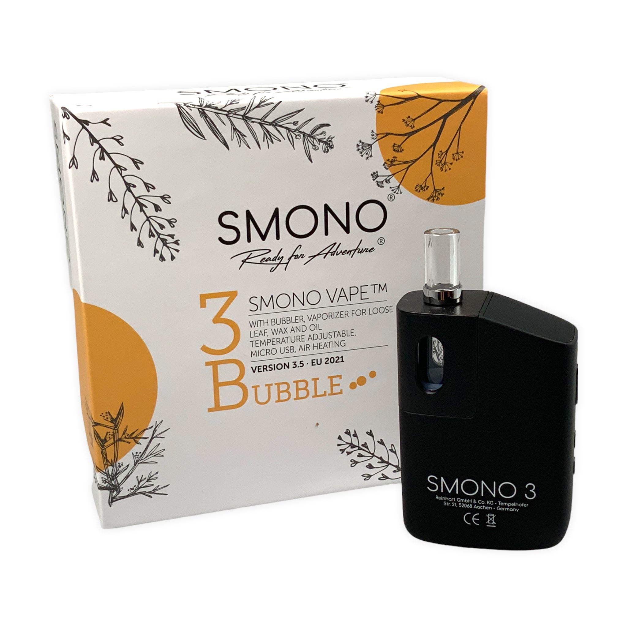 Smono 3 Bubble Vaporizer mit Verpackung