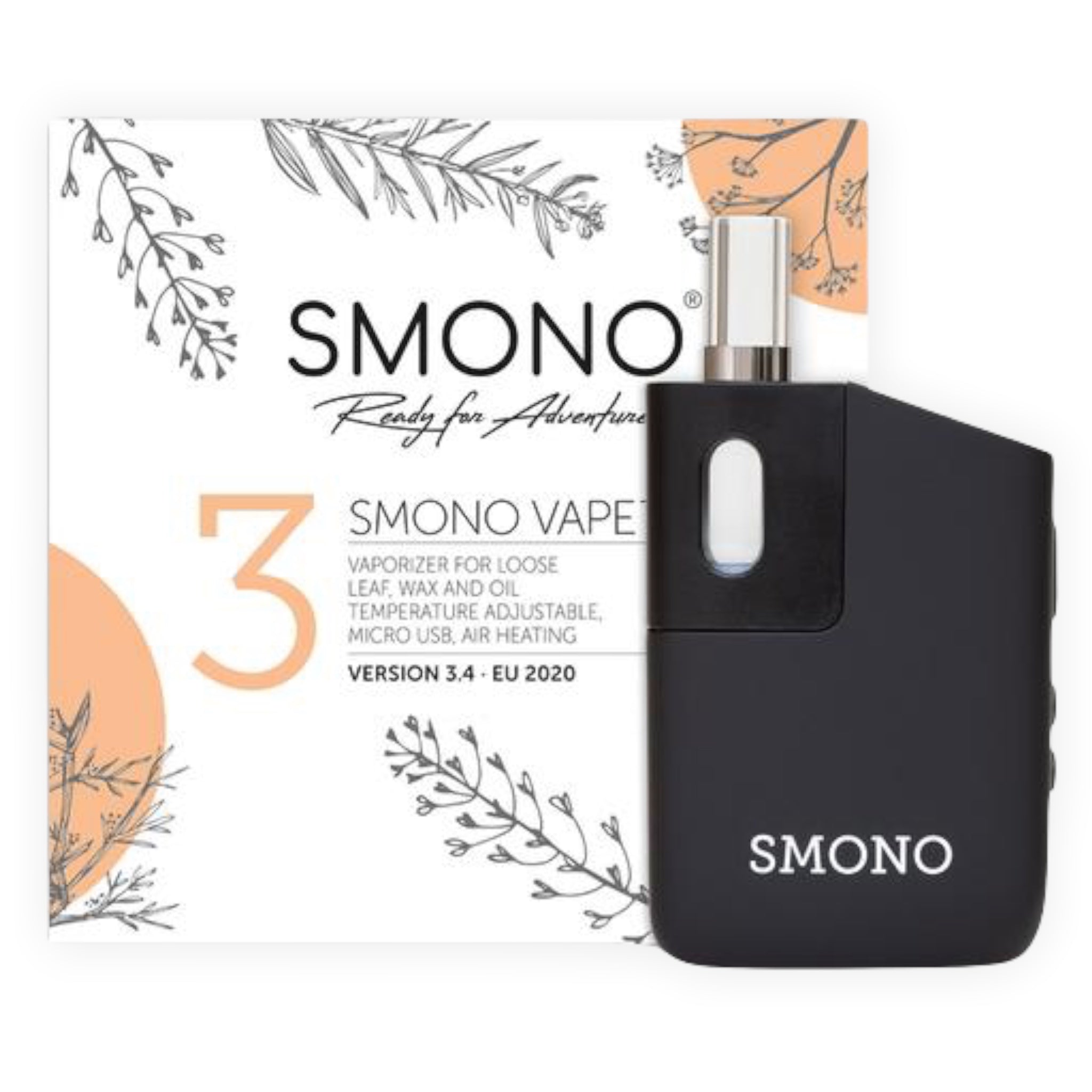 Smono 3 Vaporizer mit Verpackung