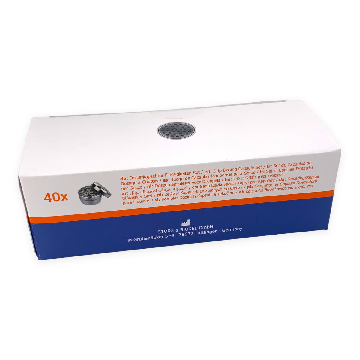Storz & Bickel 40 Kapseln für Konzentrate Verpackung Back