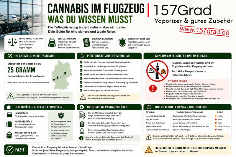 Cannabis im Flugzeug