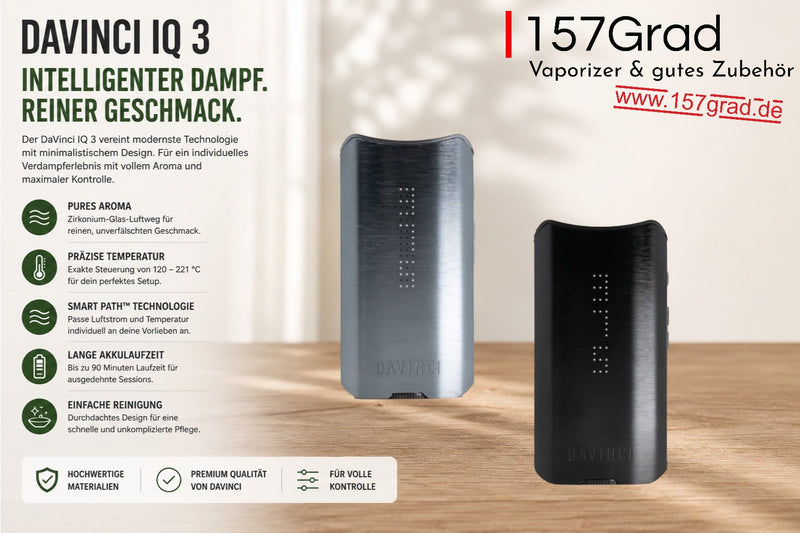 DaVinci IQ3 Erfahrungen im ausführlichen Vaporizer-Praxistest