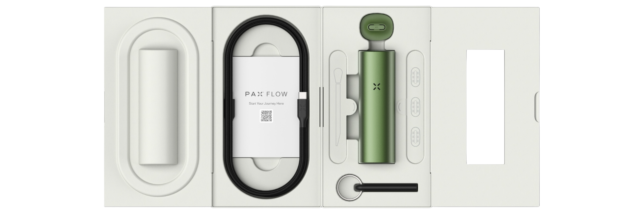 Pax Flow Packung offen