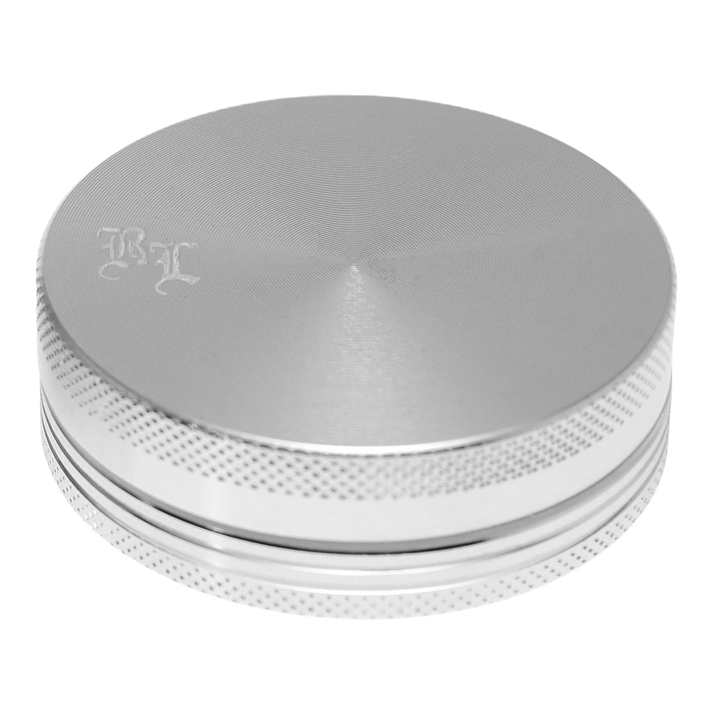 Black Leaf Alu Grinder 2 teilig Silber