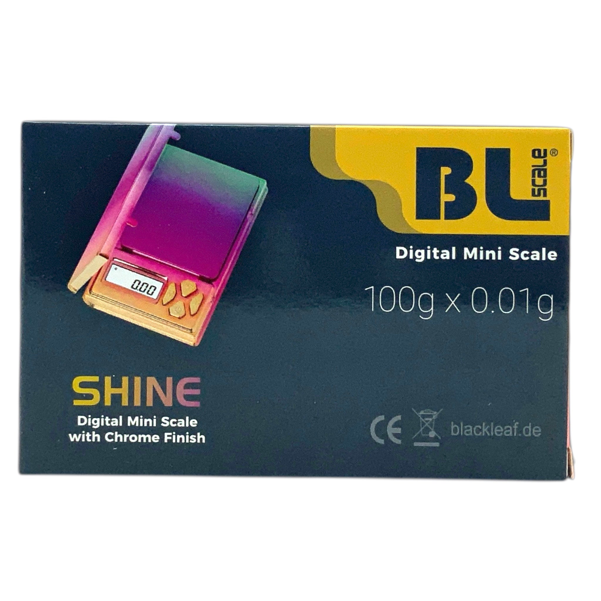 Black Leaf mini Scale Shine Feinwaage Bunt Verpackung