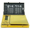 Black Leaf mini Scale Shine Feinwaage Gold geöffnet quer