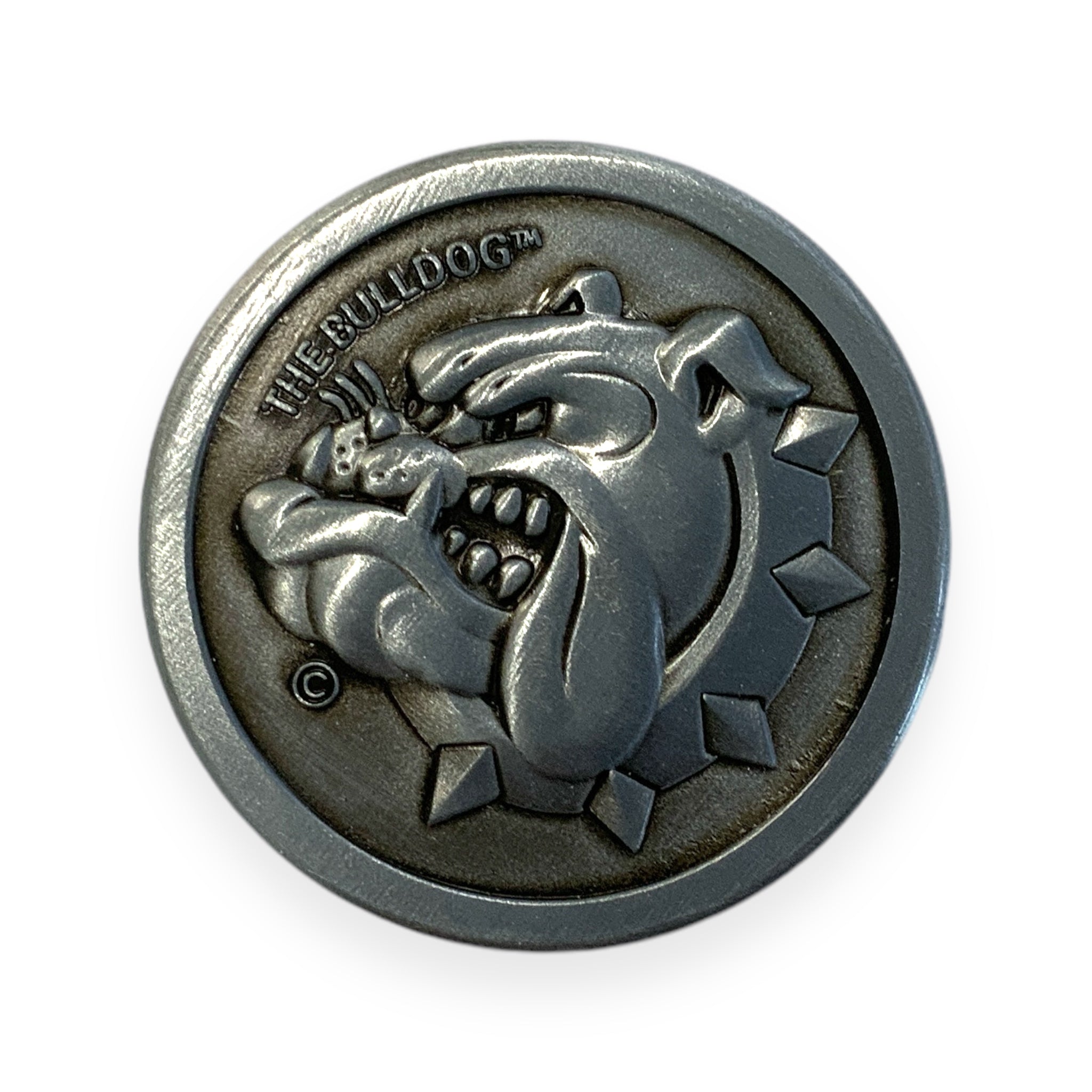 The Bulldog 3tlg. Metallgrinder Silber Deckel mit Logo