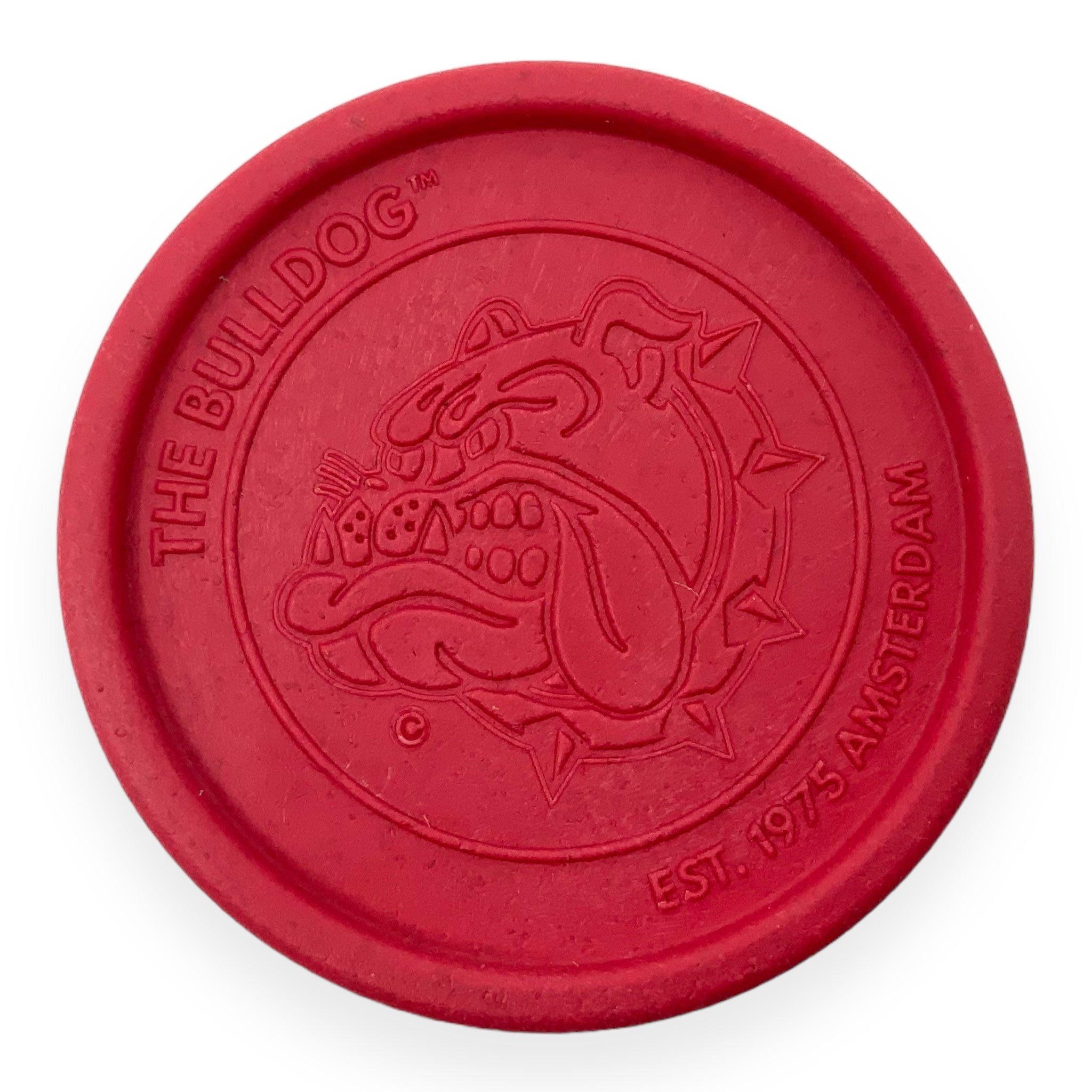 The Bulldog Eco Grinder Rot Logo Details