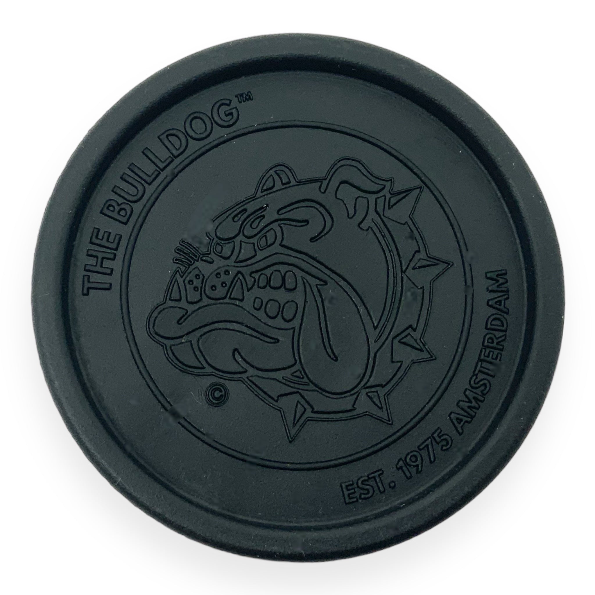 The Bulldog Eco Grinder Schwarz Logo Details