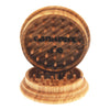 Canamix Grinder aus Esche mit Holzstiften geöffnet Details